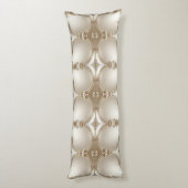 Golden Ornate Frame with Pearls Body Pillow ボディピロー (裏面 (縦))