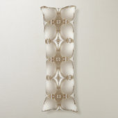 Golden Ornate Frame with Pearls Body Pillow ボディピロー (正面縦)