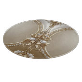 Golden Ornate Frame with Pearls Cutting Board カッティングボード (角)