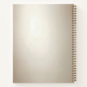 Golden Ornate Frame with Pearls Notebook ノートブック (裏面)