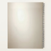 Golden Ornate Frame with Pearls Planner プランナー手帳 (裏面)