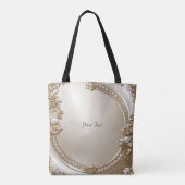 Golden Ornate Frame with Pearls Tote Bag トートバッグ (裏面)