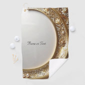Golden Ornate Golf Towel ゴルフタオル (インサイチュ)