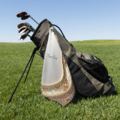 Golden Ornate Golf Towel ゴルフタオル (グリーン)