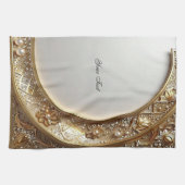 Golden Ornate Kitchen Towel キッチンタオル (横)