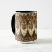 Golden Ornate Mug マグカップ (正面左)