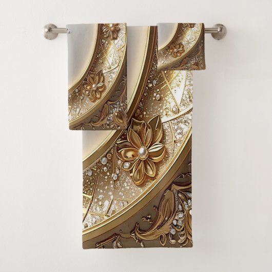 Golden Ornate Towel Set バスタオルセット (インサイチュ)