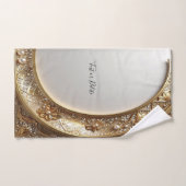 Golden Ornate Towel Set バスタオルセット (ハンドタオル)