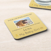 Golden Osteosarcoma Pet Memory Tribute コースター (左側)