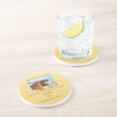 Golden Osteosarcoma Round Pet Tribute コースター (側面)