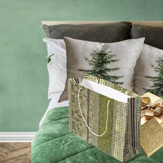 Golden Panes   ラージペーパーバッグ