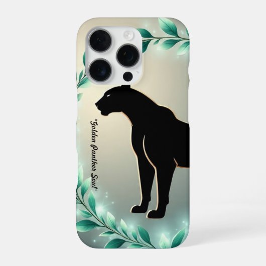 "Golden Panther Majesty" iPhoneケース (裏面)