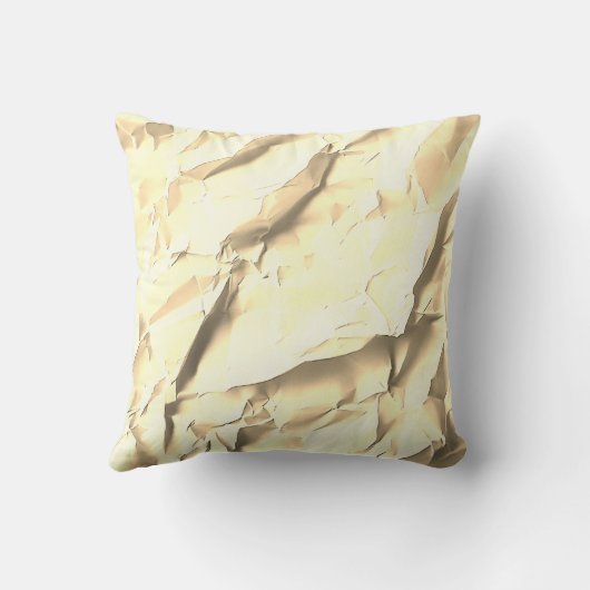 Golden Paper Texture Pillow クッション (裏面)