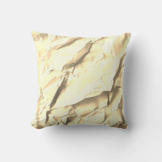 Golden Paper Texture Pillow クッション