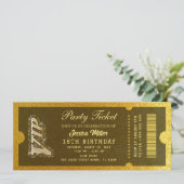 Golden Party Ticket Invitation 招待状 (スタンド正面)