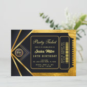 Golden Party Ticket Invitation 招待状 (スタンド正面)