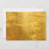 Golden Party Ticket Invitation 招待状 (裏面)