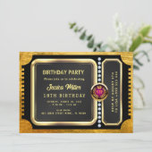 Golden Party Ticket Invitation 招待状 (スタンド正面)