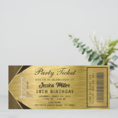 Golden Party Ticket Invitation 招待状 (スタンド正面)