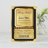 Golden Party Ticket Invitation 招待状 (スタンド正面)