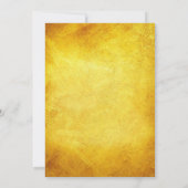 Golden Party Ticket Invitation 招待状 (裏面)