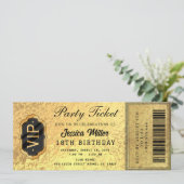 Golden Party Ticket Invitation 招待状 (スタンド正面)