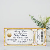 Golden  Party Ticket Invitation  招待状 (スタンド正面)