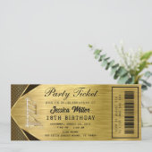 Golden Party Ticket Invitation 招待状 (スタンド正面)