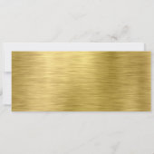 Golden Party Ticket Invitation 招待状 (裏面)