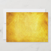 Golden Party Ticket Invitation 招待状 (裏面)