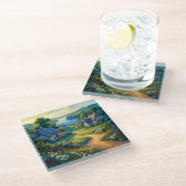 Golden Path to Blue Water ガラスコースター (アングル)