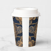 Golden patterns AI art  紙コップ (右)