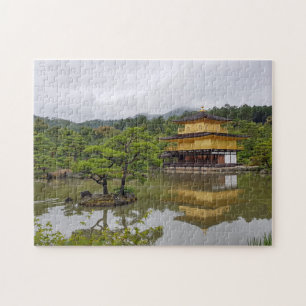 Golden Pavilion Zen Buddhist Temple Kyoto Photo ジグソーパズル