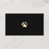 Golden paw pet Thank you 名刺 (正面)