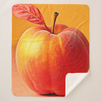 Golden Peach Perfection Design シェルパブランケット