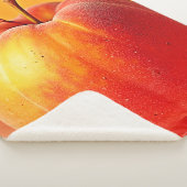 Golden Peach Perfection Design シェルパブランケット (3/4)