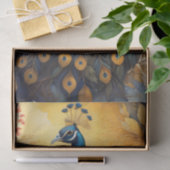 Golden peacock in a golden forest v5 薄葉紙 (ギフト)