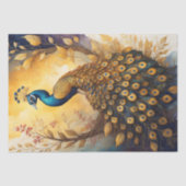 Golden peacock in a golden forest v5 薄葉紙 (正面)