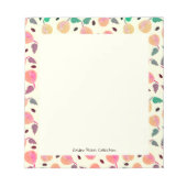 Golden Pears Collection Pink ノートパッド (正面)