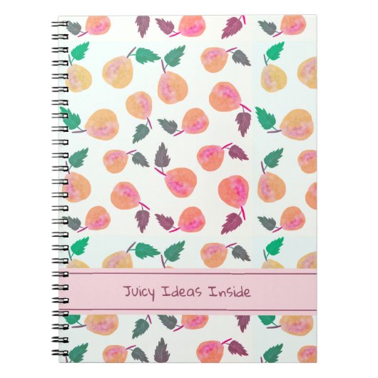Golden Pears Collection Pink ノートブック (正面)