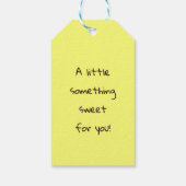 Golden Pears Collection Yellow Bright ギフトタグ (裏面)