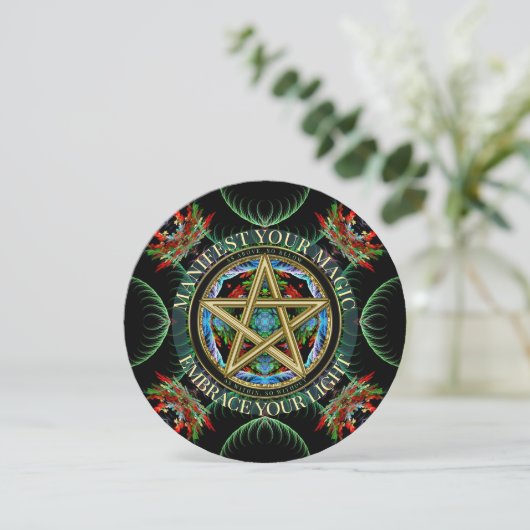 Golden Pentacle Celestial New Moon Circle 招待状 (スタンド正面)