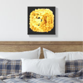 Golden Pharaonic Queen&Eye of HorusAncientEgyptian キャンバスプリント (インサイチュ (寝室))