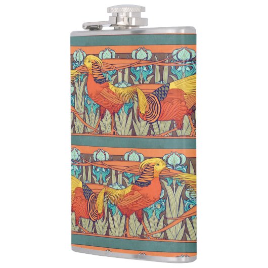 Golden Pheasant Retro フラスク (左)