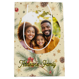 Golden Pine Frame ミディアムペーパーバッグ