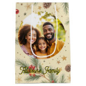 Golden Pine Frame ミディアムペーパーバッグ (裏面)