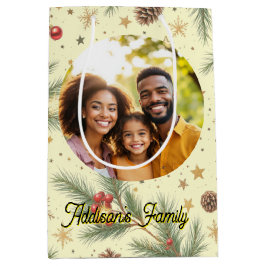 Golden Pine Frame ミディアムペーパーバッグ