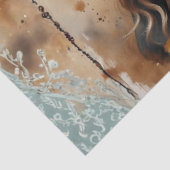 Golden Pirate Queen | Nautical Caribbean Decoupage 薄葉紙 (詳細)