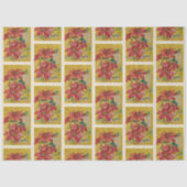 Golden Poinsettia | Fine Art Christmas 薄葉紙 (正面)