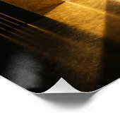 Golden Portal Wall Art Poster ポスター (コーナー)